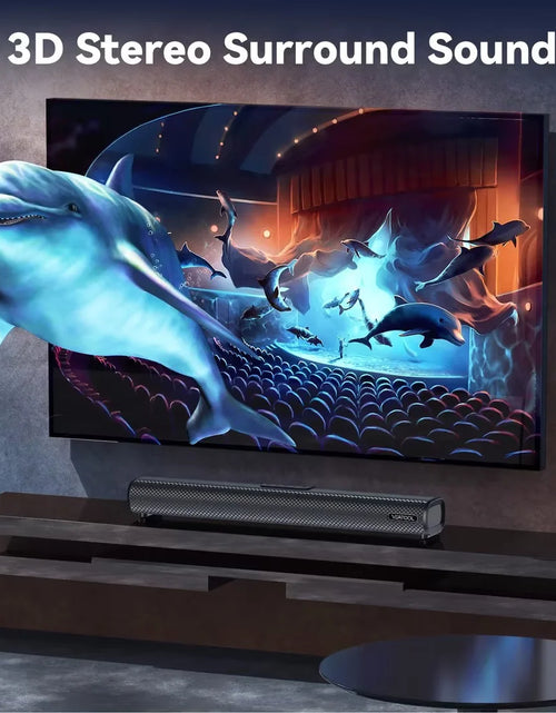 Load image into Gallery viewer, S20L Barras De Sonido Para TV, Sistema De Sonido Envolvente 3D Barra De Sonido Para TV, Audio De Cine En Casa 2.1 Ch Con Subwoofer Integrado, Altavoces Para TV De 50W / HDMI ARC, Bluetooth, Óptico, RCA, USB Y AUX Montable En Pared
