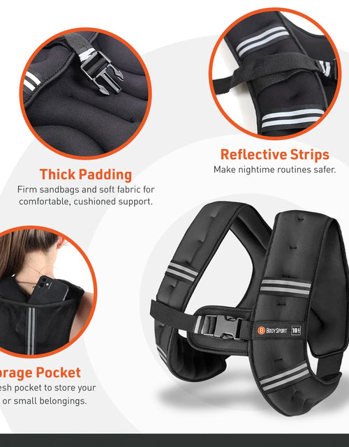 Load image into Gallery viewer, Weighted Vest, 5 Lb. - Adjustable Fitness Vest for Strength Training, Running, Walking, and Endurance Workouts

