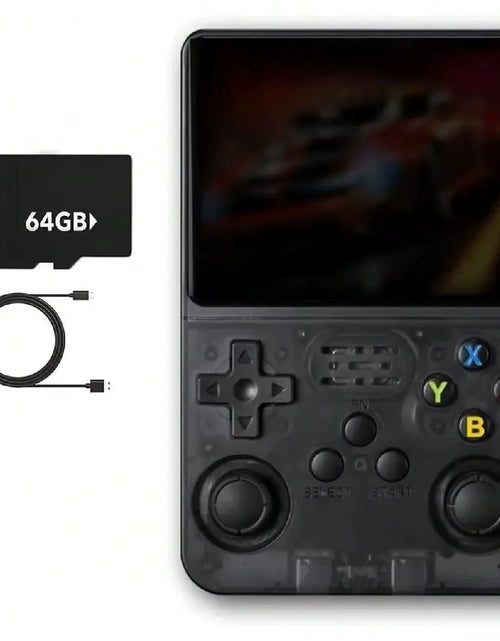 Load image into Gallery viewer, R36S Retro Handheld Game Console Liunx 3.5-Inch IPS Screen Built in 64G 20000 Classical Games Portable Game Console Holiday Gift
