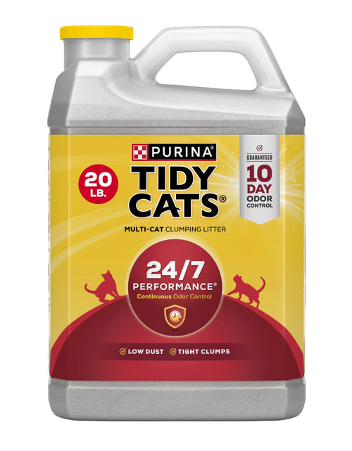 Load image into Gallery viewer, Purina  24/7 Performance Arena Aglomerante Cat, Aroma a Ropa Limpia, Garrafa De 20 Lb
