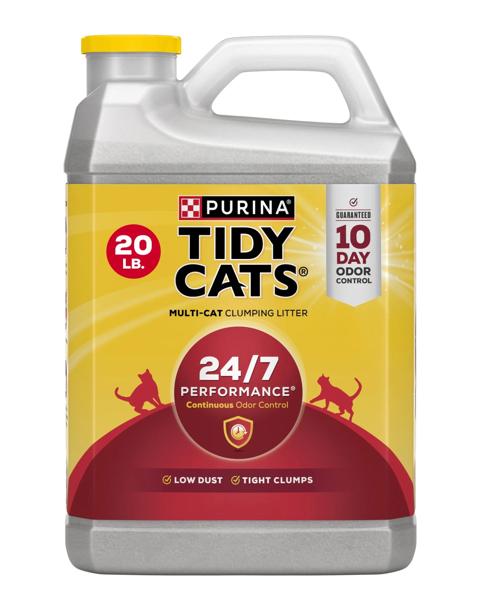Purina  24/7 Performance Arena Aglomerante Cat, Aroma a Ropa Limpia, Garrafa De 20 Lb
