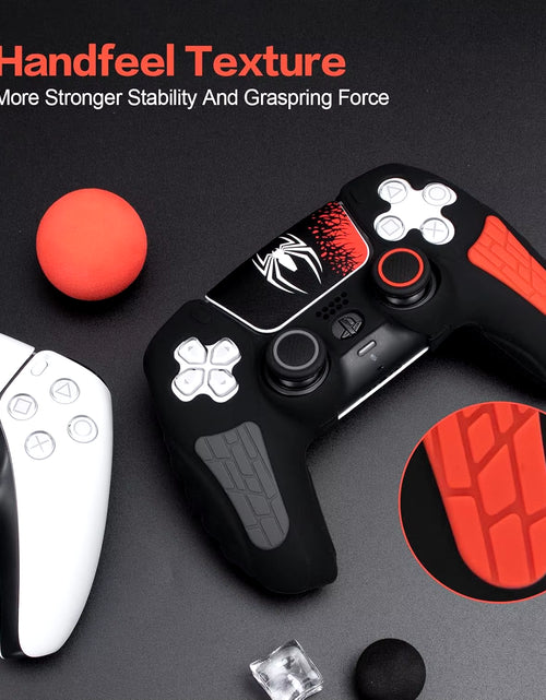 Load image into Gallery viewer, For PS5 Controller Cover Case Anti-Slip Silicone Cover Skin Compatible with PS5 Controller with Thumb Grip Cap Sticker
