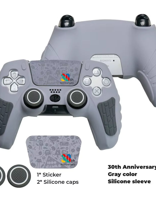 Load image into Gallery viewer, For PS5 Controller Cover Case Anti-Slip Silicone Cover Skin Compatible with PS5 Controller with Thumb Grip Cap Sticker
