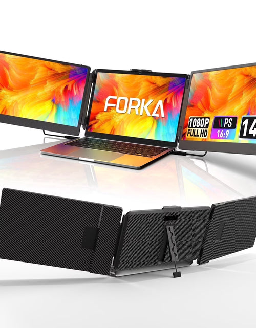 Load image into Gallery viewer, BOSII Extensor De Pantalla Para Portátil De 14" 1080P IPS FHD Monitor De Ordenador Con Bolsa De Transporte, Negro
