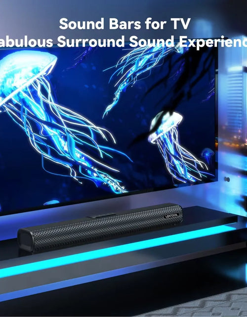Load image into Gallery viewer, S20L Barras De Sonido Para TV, Sistema De Sonido Envolvente 3D Barra De Sonido Para TV, Audio De Cine En Casa 2.1 Ch Con Subwoofer Integrado, Altavoces Para TV De 50W / HDMI ARC, Bluetooth, Óptico, RCA, USB Y AUX Montable En Pared

