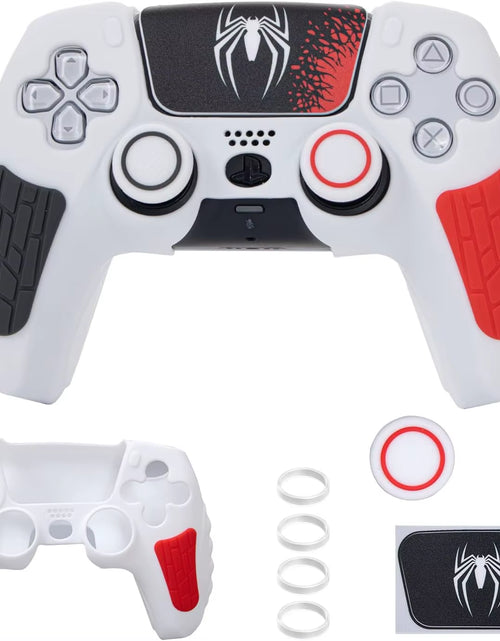 Load image into Gallery viewer, For PS5 Controller Cover Case Anti-Slip Silicone Cover Skin Compatible with PS5 Controller with Thumb Grip Cap Sticker
