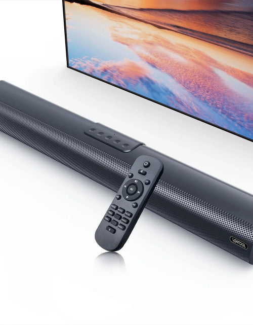 Load image into Gallery viewer, S20L Barras De Sonido Para TV, Sistema De Sonido Envolvente 3D Barra De Sonido Para TV, Audio De Cine En Casa 2.1 Ch Con Subwoofer Integrado, Altavoces Para TV De 50W / HDMI ARC, Bluetooth, Óptico, RCA, USB Y AUX Montable En Pared
