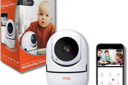 cam HDX Wi-Fi Pan & Tilt Smart Nursery Monitoring Camera, Baby Video Monitor, Night Vision, Motion Detection, Full HD, Two-Way Audio, Remote View & Recording with Free Smart App