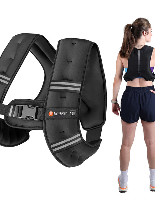 Load image into Gallery viewer, Weighted Vest, 5 Lb. - Adjustable Fitness Vest for Strength Training, Running, Walking, and Endurance Workouts
