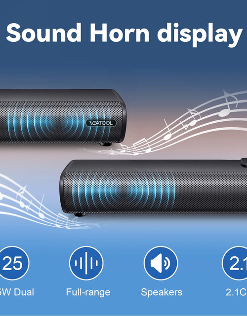 Load image into Gallery viewer, S20L Barras De Sonido Para TV, Sistema De Sonido Envolvente 3D Barra De Sonido Para TV, Audio De Cine En Casa 2.1 Ch Con Subwoofer Integrado, Altavoces Para TV De 50W / HDMI ARC, Bluetooth, Óptico, RCA, USB Y AUX Montable En Pared
