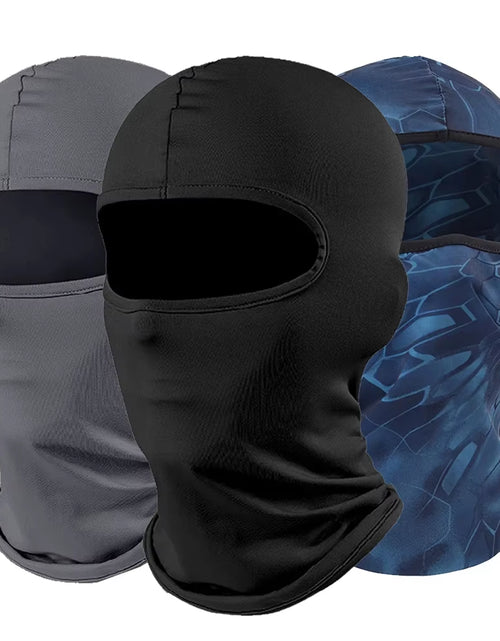 Load image into Gallery viewer, Balaclava Motorcycle Face Mask Moto Helmet Bandana Hood Ski Neck Full Face Mask Windproof Dustproof Face Shield Men'S Biker Mask
