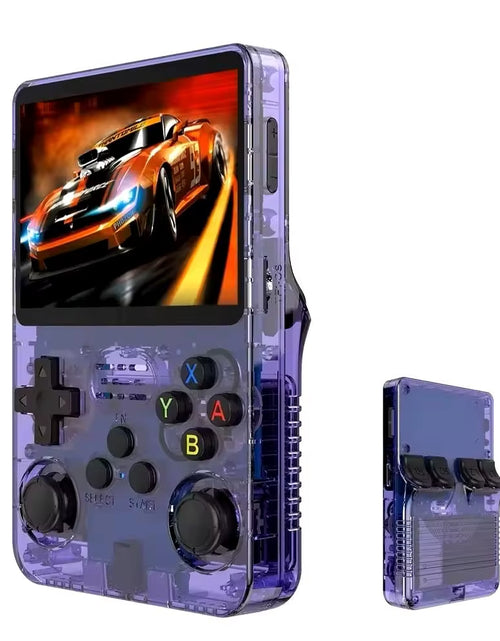 Load image into Gallery viewer, R36S Retro Handheld Game Console Liunx 3.5-Inch IPS Screen Built in 64G 20000 Classical Games Portable Game Console Holiday Gift
