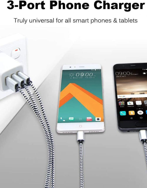 Load image into Gallery viewer, USB Charging Plug, Wall Charger Adapter,  3Pack Universal Travel 3.1A 3Muti Port Fast Charging Block Compatible with Iphone 15 14 13 12 SE 11 Xs Pro,Samsung Galaxy S23 S22 S21 S20 Ultra, Google
