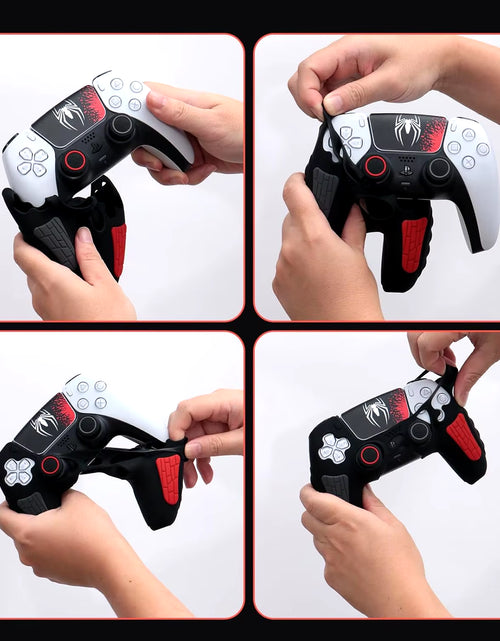 Load image into Gallery viewer, For PS5 Controller Cover Case Anti-Slip Silicone Cover Skin Compatible with PS5 Controller with Thumb Grip Cap Sticker
